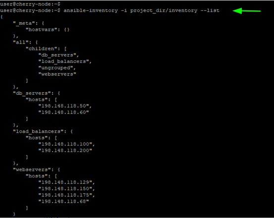 How To Set Up Ansible Inventory File Cherry Servers