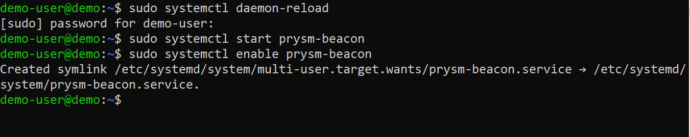 Enable Prysm beacon client service