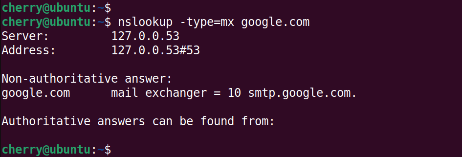 nslookup-command-mail-server-lookup