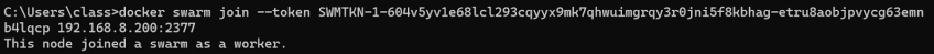 Join Docekr swarm