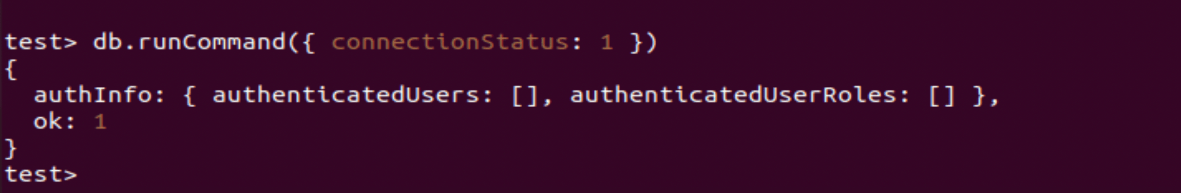 Check mongodb connection