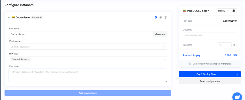 Configuring bare metal
